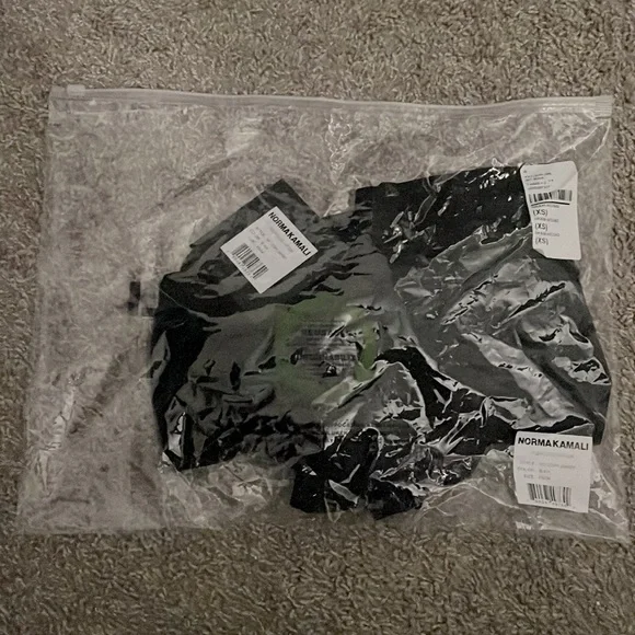 Norma Kamali Cross Halter Side Drape Gown in Black - Picture 5 of 7